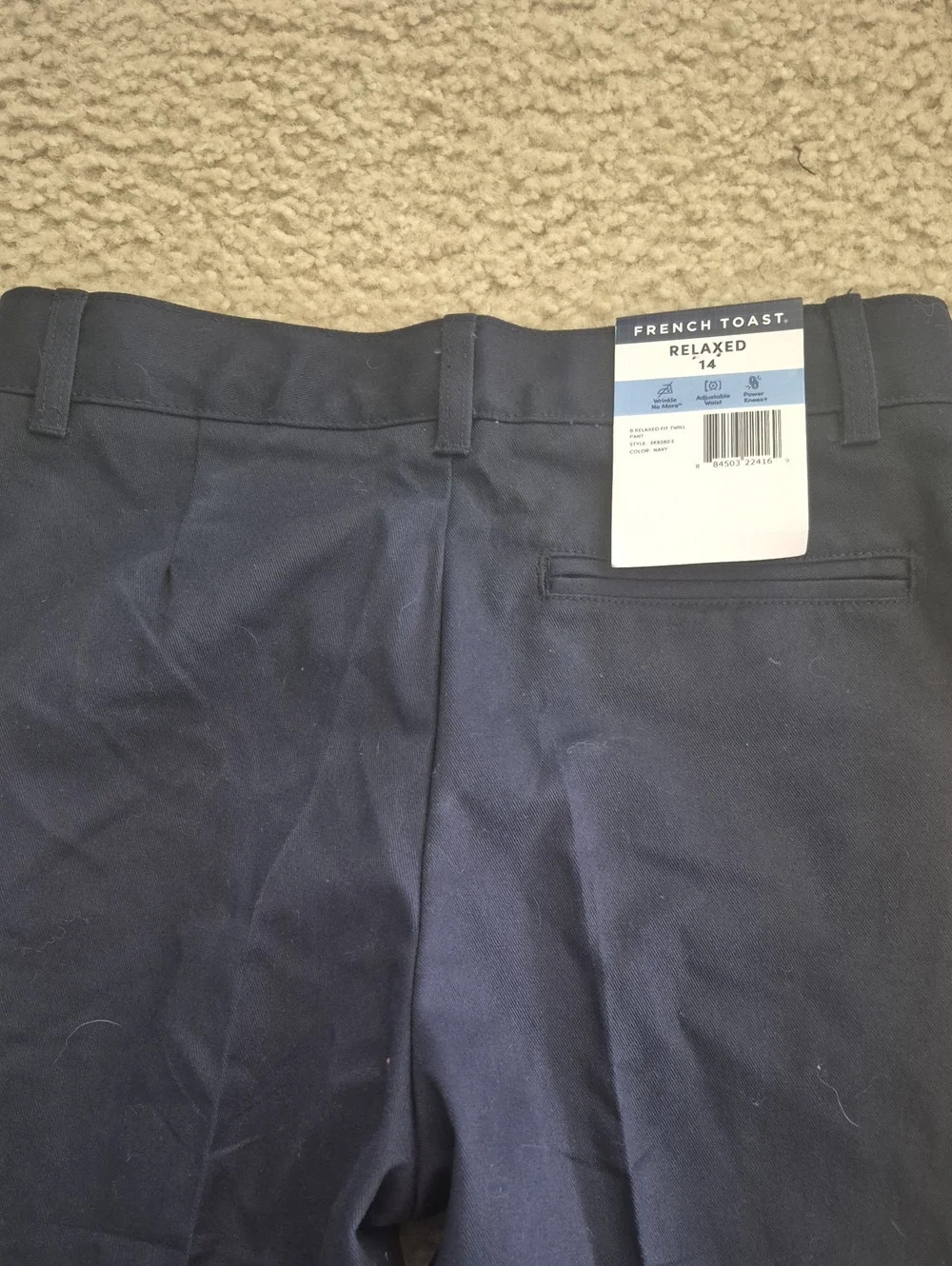NEW French Toast Relaxed Navy School Pants